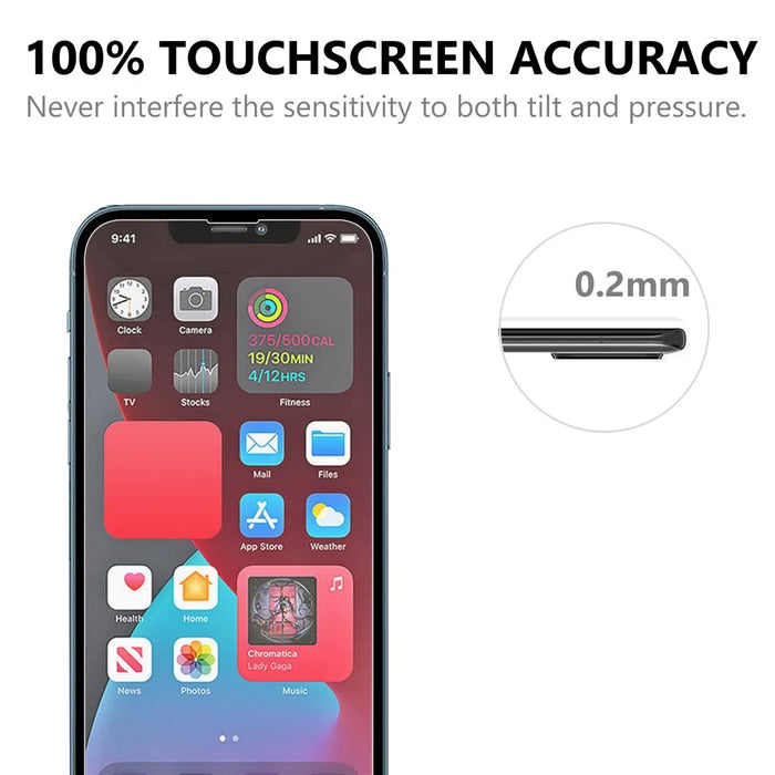 For iPhone 13 mini 5.4 inch 2.5D Curved Protective Film Scratch-Resistant Touch Tempered Glass Screen Protector - 6