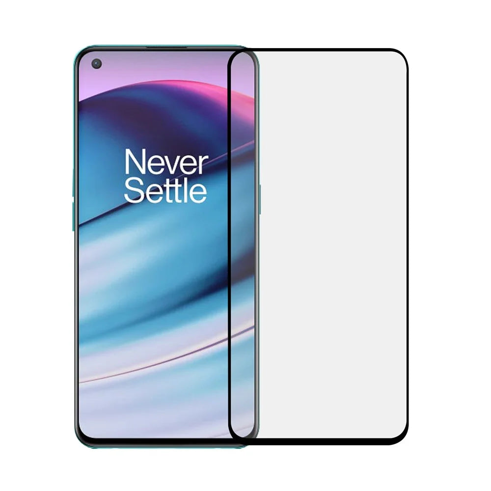 Full Screen Covering Full Glue Black Edges Ultra Clear Tempered Glass Screen Film for OnePlus Nord CE 5G - 1