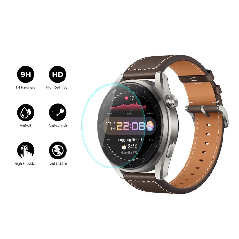 ENKAY HAT PRINCE 0.2mm 9H 2.15D Arc Edge Tempered Glass Screen Film for Huawei Watch 3 Pro 48mm - 2