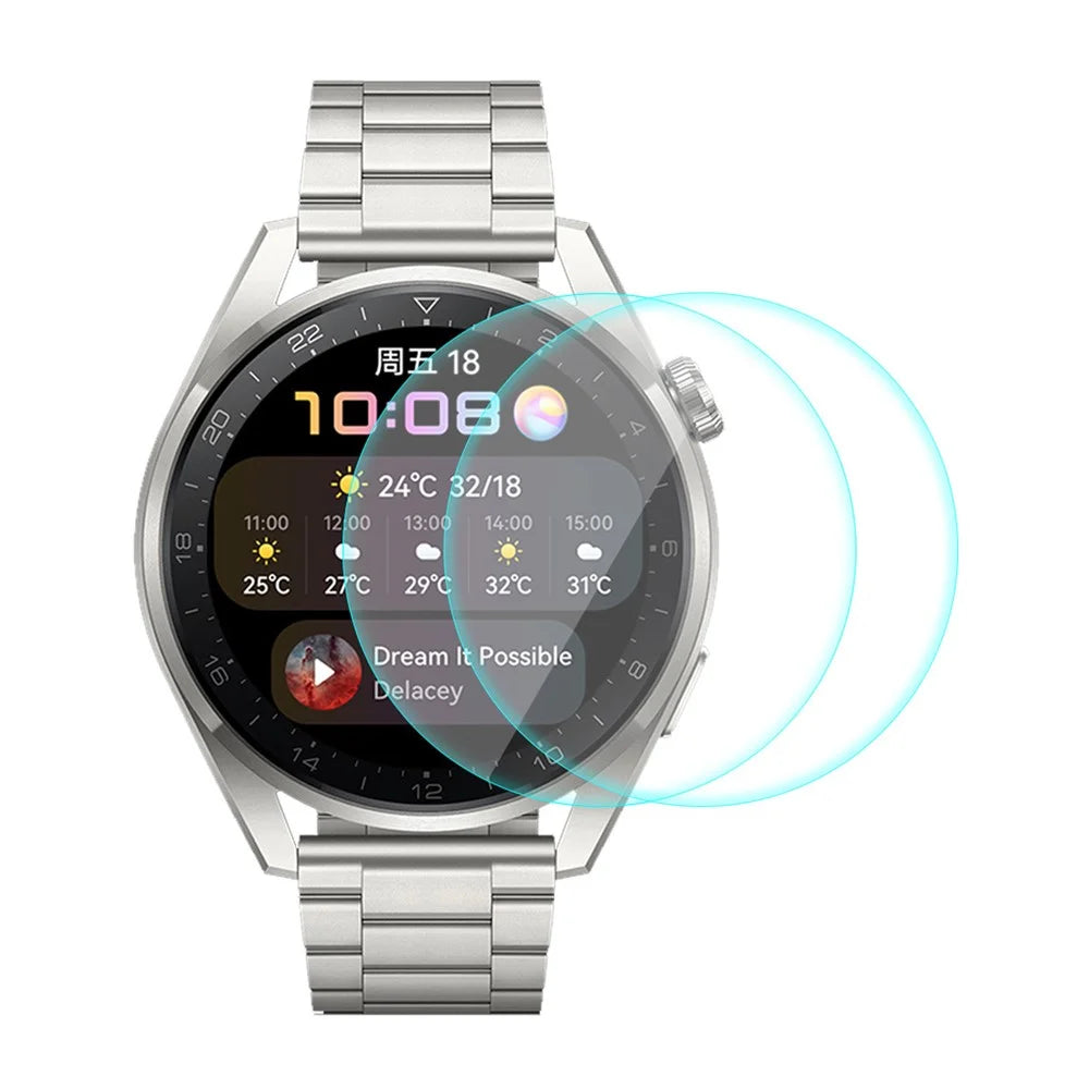 ENKAY HAT PRINCE 2Pcs/Pack for Huawei Watch 3 Pro 48mm 0.2mm 9H 2.15D Arc Edge Tempered Glass Screen Protectors Films - 1