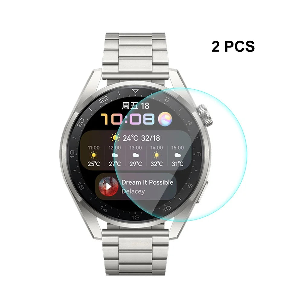 ENKAY HAT PRINCE 2Pcs/Pack for Huawei Watch 3 Pro 48mm 0.2mm 9H 2.15D Arc Edge Tempered Glass Screen Protectors Films - 2