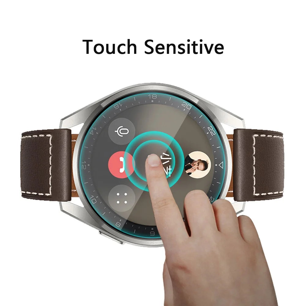 ENKAY HAT PRINCE 2Pcs/Pack for Huawei Watch 3 Pro 48mm 0.2mm 9H 2.15D Arc Edge Tempered Glass Screen Protectors Films - 4