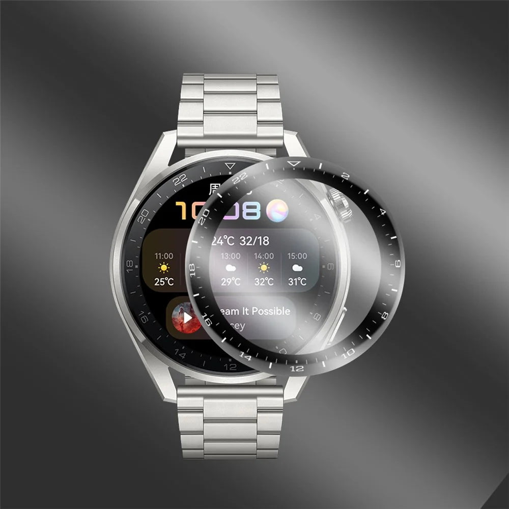 ENKAY HAT PRINCE 3D Curved Soft PC Edge + PMMA Full Screen Tempered Glass Protector Film for Huawei Watch 3 Pro 48mm - 2
