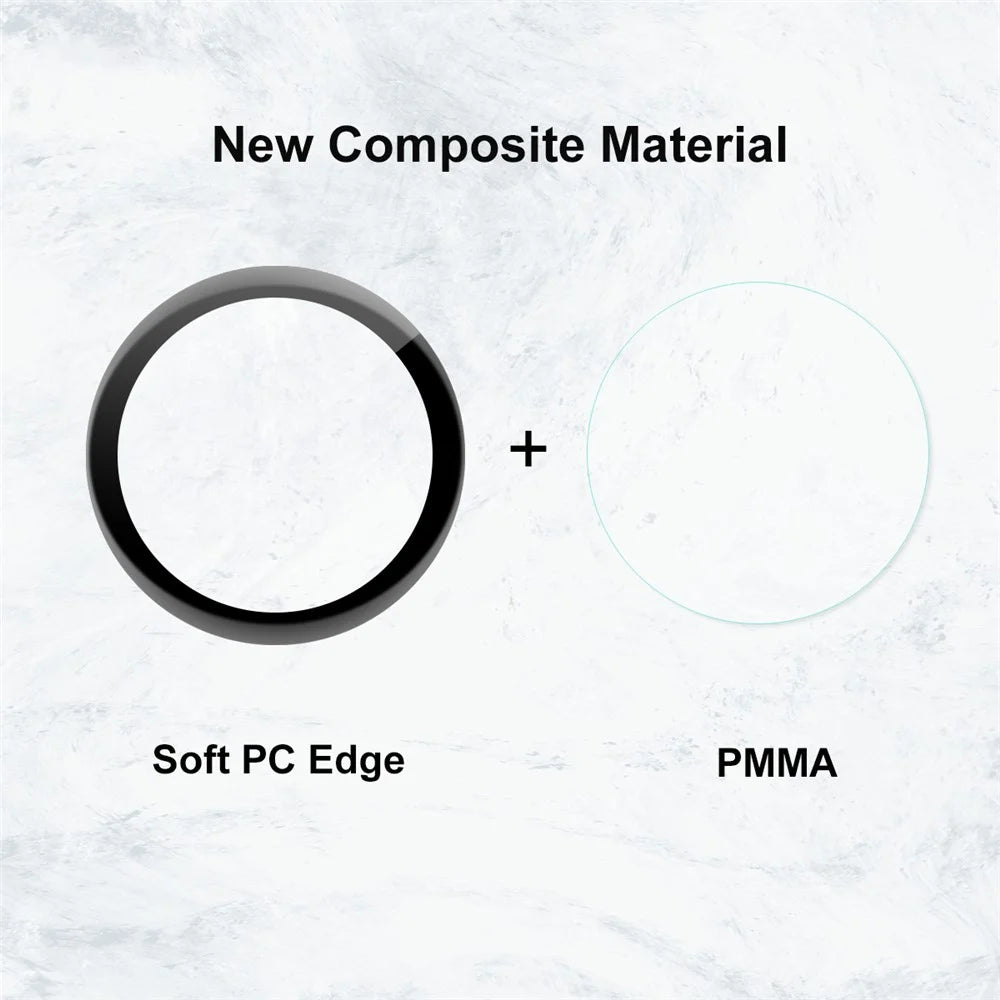 ENKAY HAT PRINCE Full Cover 3D Curved Soft PC Edge + PMMA Tempered Glass Screen Protector for Huawei Watch 3 46mm - 4
