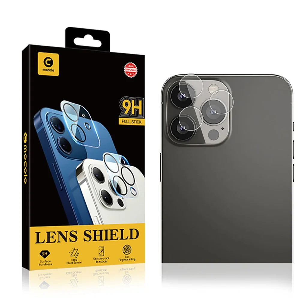 MOCOLO 9H Clear Tempered Glass Back Camera Lens Protector Film for iPhone 13 Pro Max 6.7 inch - 6