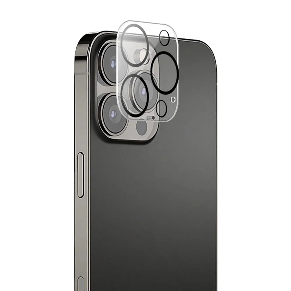 MOCOLO Camera Lens Protector for iPhone 13 Pro Max 6.7 inch, Tempered Glass Silk Printing Lens Cover Film Anti-explosion Anti-fingerprint - Transparent - 1