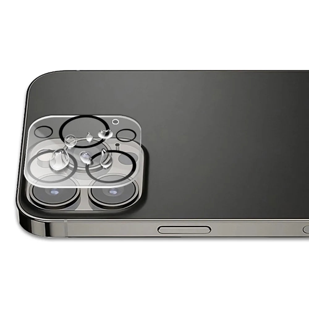 MOCOLO Camera Lens Protector for iPhone 13 Pro Max 6.7 inch, Tempered Glass Silk Printing Lens Cover Film Anti-explosion Anti-fingerprint - Transparent - 3