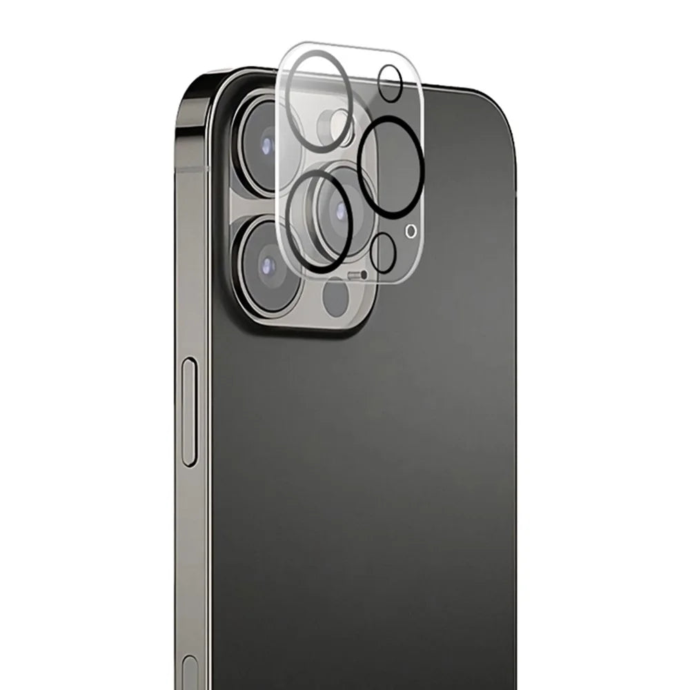 MOCOLO Tempered Glass Camera Lens Protector for iPhone 13 Pro 6.1 inch, Anti-explosion Silk Printing HD Lens Screen Film - 1