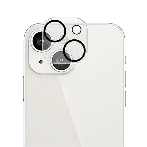 MOCOLO Silk Printing HD Camera Screen Protector for iPhone 13 6.1 inch, Tempered Glass Anti-fingerprint Camera Lens Film - Transparent - 1