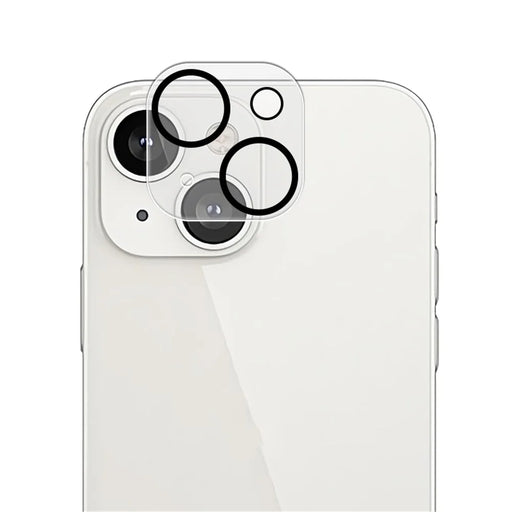 MOCOLO Camera Lens Film for iPhone 13 mini 5.4 inch, Silk Printing HD Explosion-proof Tempered Glass Camera Cover - Transparent - 2