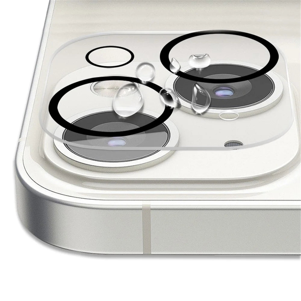MOCOLO Camera Lens Film for iPhone 13 mini 5.4 inch, Silk Printing HD Explosion-proof Tempered Glass Camera Cover - Transparent - 3