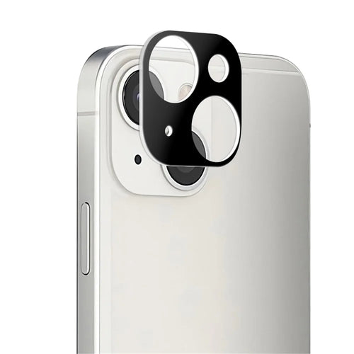 MOCOLO Camera Lens Protector for iPhone 13 6.1 inch, Silk Printing Tempered Glass Anti-Fingerprint Anti-Scratch Camera Lens Film - Black - 1
