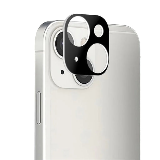 MOCOLO Camera Lens Protector for iPhone 13 6.1 inch, Silk Printing Tempered Glass Anti-Fingerprint Anti-Scratch Camera Lens Film - Black - 1