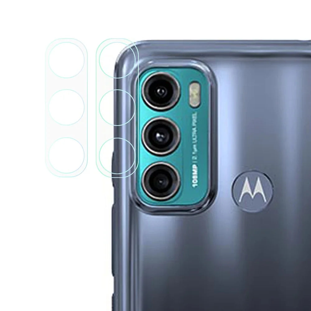 2PCS/Set 3D Arc Edge Ultra Clear Tempered Glass Camera Lens Films for Motorola Moto G60 - 1