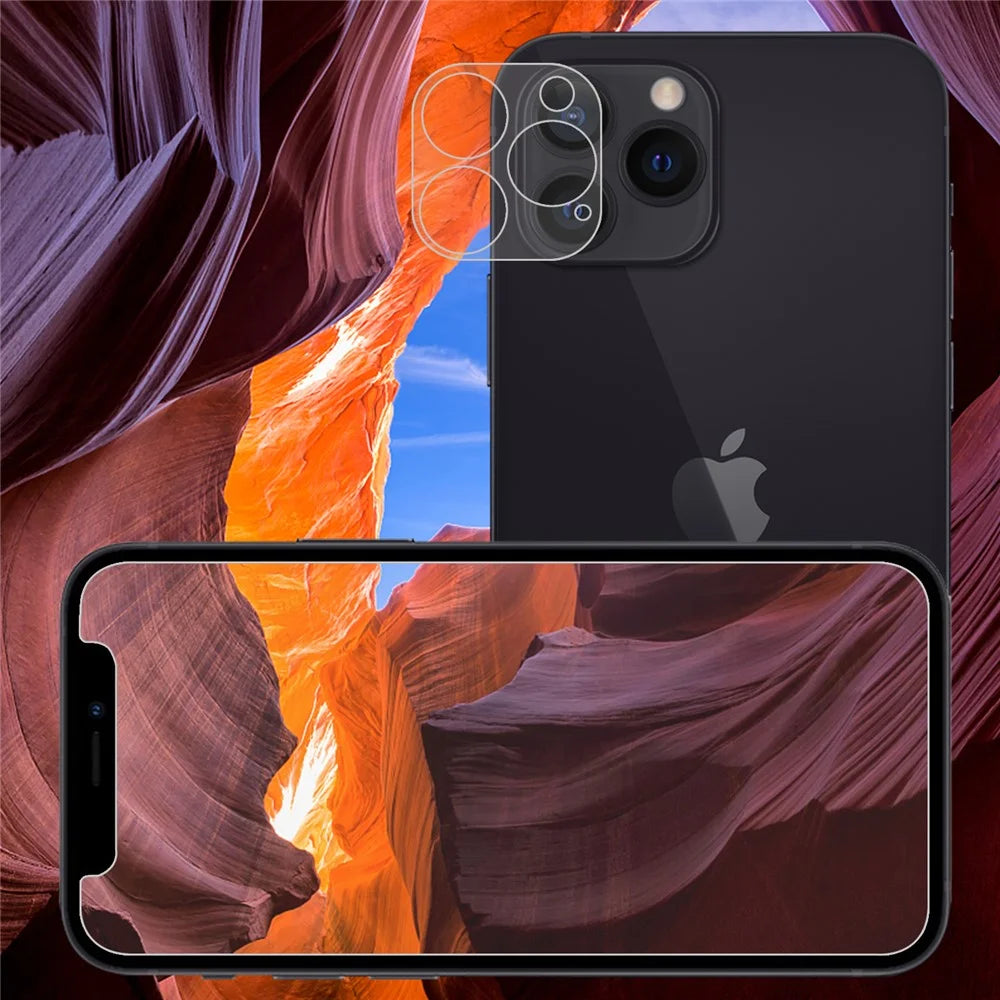 HD Camera Lens Films for iPhone 13 Pro 6.1 inch, Anti-Scratch Camera AGC Glass Lens Screen Protector - 7
