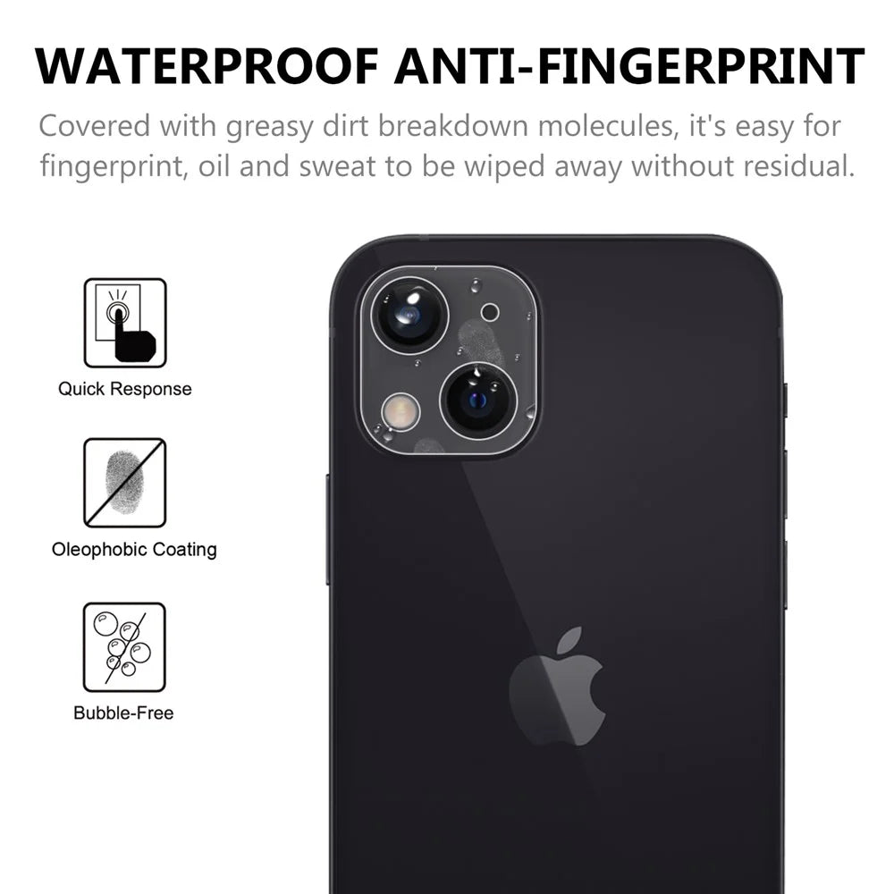 Ultra Clear Tempered Glass Explosion-Resistant HD Camera Lens Films for iPhone 13 mini 5.4 inch - 4