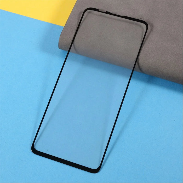 For Motorola Moto G100 Full Coverage Full Glue Screen Protector 9D Silk Printing Tempered Glass Film - 3