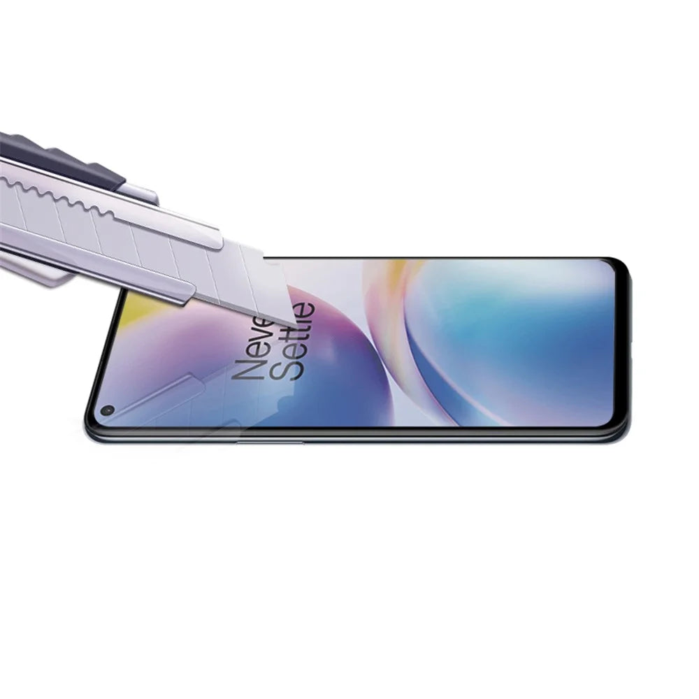 MOCOLO for OnePlus Nord / Nord 2 5G  / Nord 2T / Nord CE 5G Full Screen Full Glue Silk Printing Tempered Glass Film 9H Hardness HD Scratch Resistant Screen Protector - Black - 5