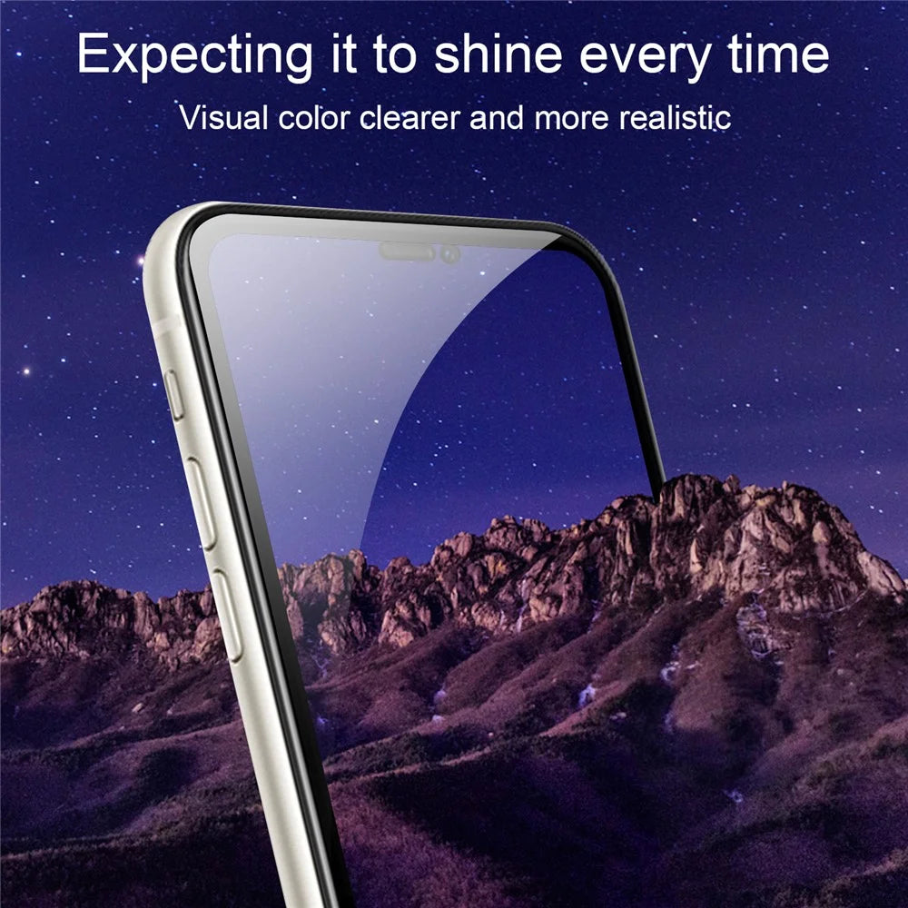 Full Covering Clear 9D Tempered Glass Screen Protector for iPhone 13 mini 5.4 inch - 4