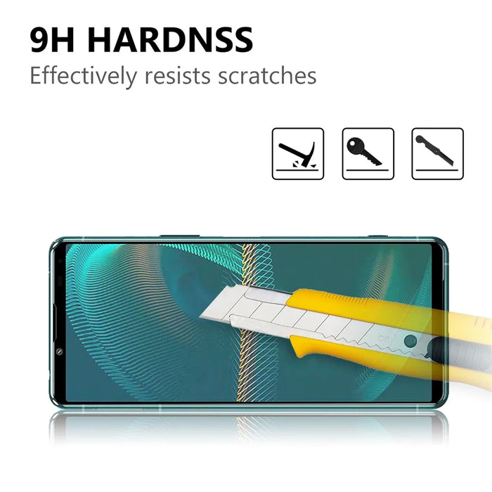 Ultra Clear Tempered Glass Full Glue Full Coverage Screen Protector for Sony Xperia 5 III 5G - 2