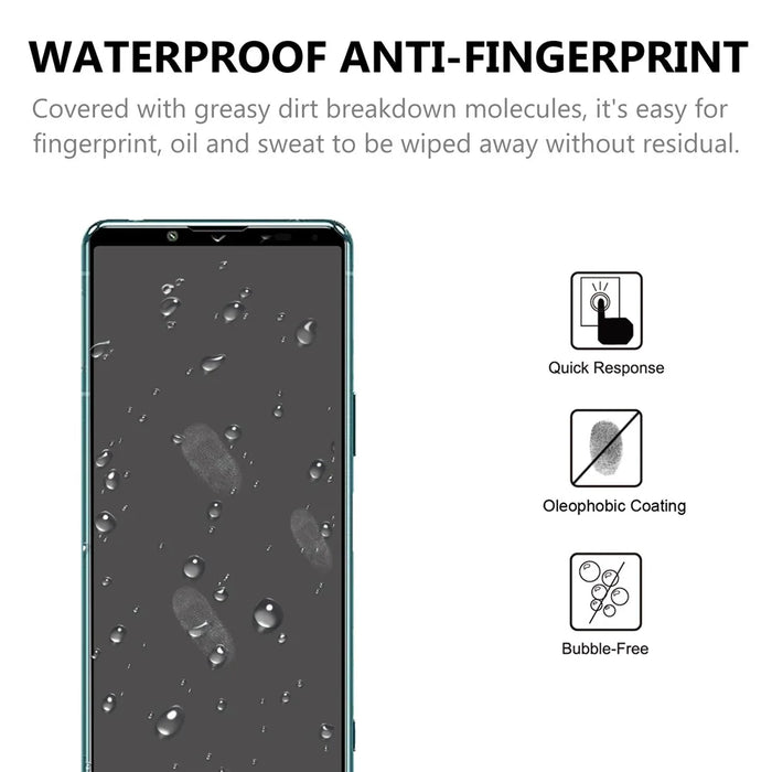 Ultra Clear Tempered Glass Full Glue Full Coverage Screen Protector for Sony Xperia 5 III 5G - 3