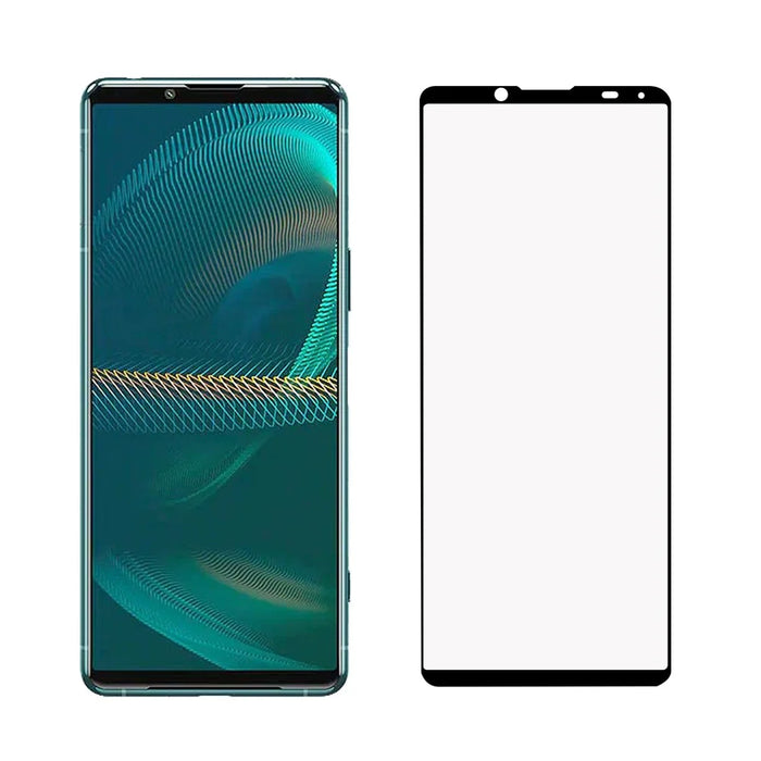 Ultra Clear Tempered Glass Full Glue Full Coverage Screen Protector for Sony Xperia 5 III 5G - 6