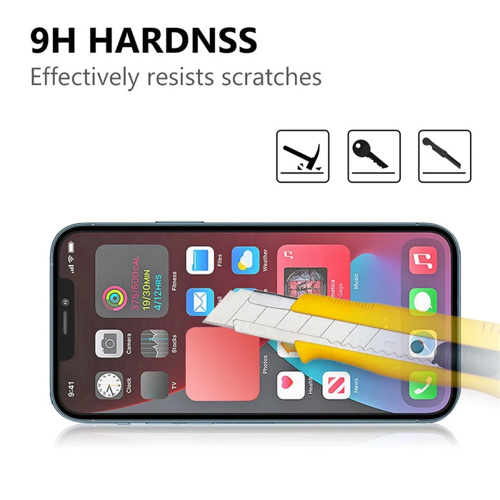 Full Glue Tempered Glass Screen Protector with Black Edges for iPhone 13 Pro Max / 14 Plus - 2