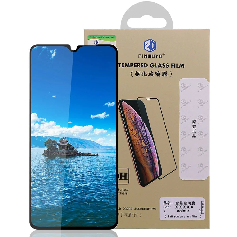 PINWUYO for Oppo A16 / A16s / A54s Full Coverage Full Glue Screen Protector High Definition Anti-Fingerprint Tempered Glass Film - 7