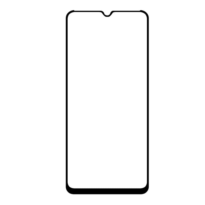 Full Glue Silk Print Edge Tempered Glass Screen Complete Covering Protector for Samsung Galaxy A03s (166.5mm) - 3