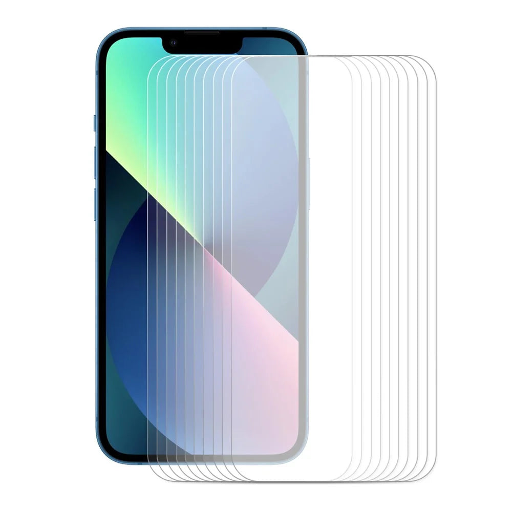 ENKAY HAT PRINCE 10Pcs/Set Anti Scratch 0.26mm 9H Hardness Tempered Glass Screen Protector Film with 2.5D Edge Protection for iPhone 13 mini 5.4 inch - 1