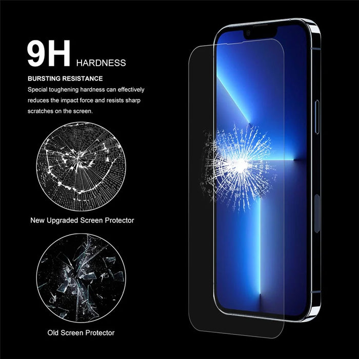 ENKAY HAT PRINCE 10Pcs/Set Anti Scratch 0.26mm 9H Hardness Tempered Glass Screen Protector Film with 2.5D Edge Protection for iPhone 13 mini 5.4 inch - 5