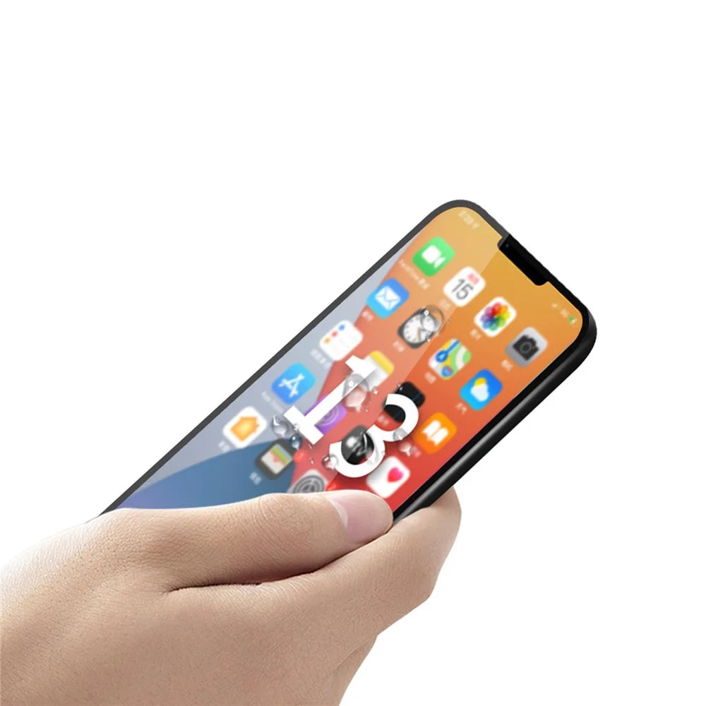 MOFI HD Ultra Clear Full Coverage Full Glue Tempered Glass Screen Protector Film for iPhone 13 / 13 Pro / 14 - 5