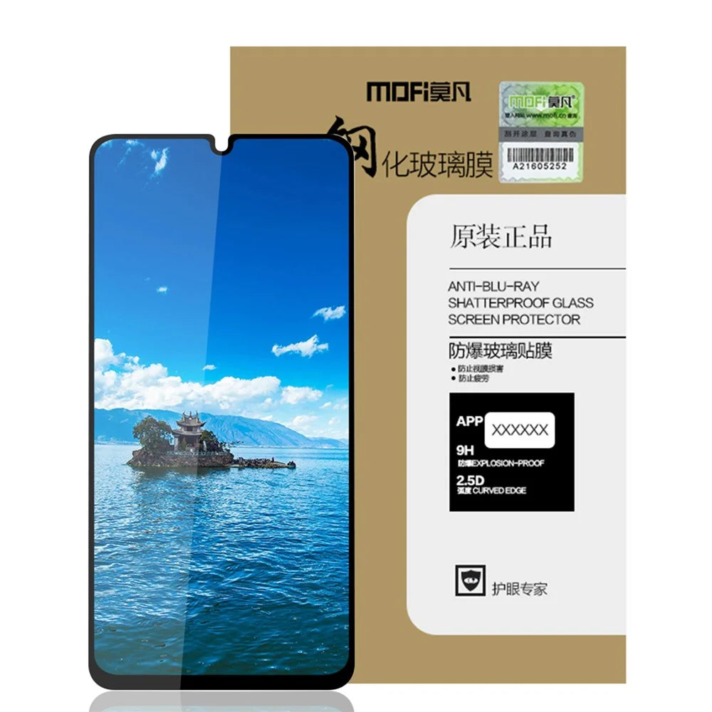 MOFI Full Coverage Full Glue Tempered Glass Screen Protector Film for Samsung Galaxy M32 (Global Version) - 7