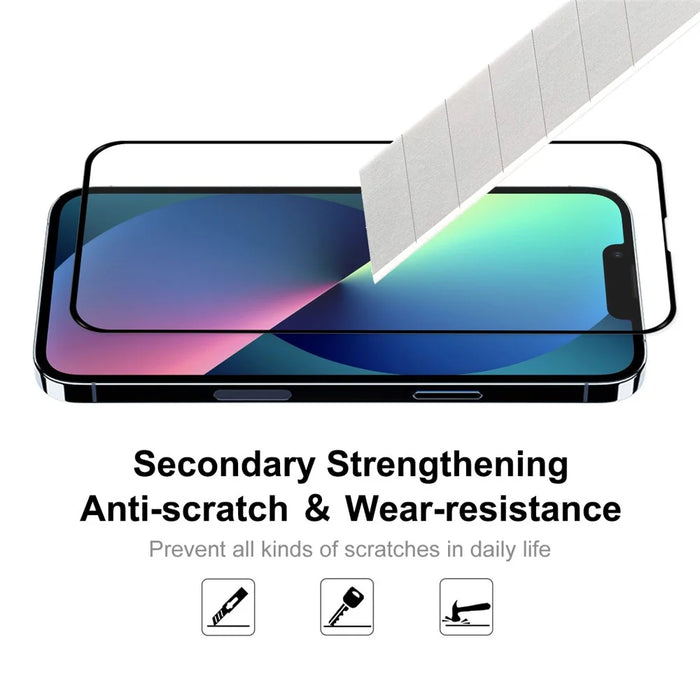 10Pcs/Set ENKAY HAT PRINCE 0.26mm 2.5D 9H Complete Covering Full Glue Tempered Glass Screen Protector for iPhone 13 mini 5.4 inch - 5