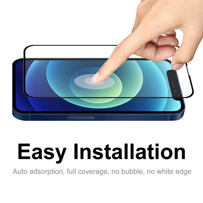 HAT PRINCE 0.26mm 9H 2.5D Complete Covering Full Glue Tempered Glass Screen Protector for iPhone 13 / 13 Pro / 14 - 6