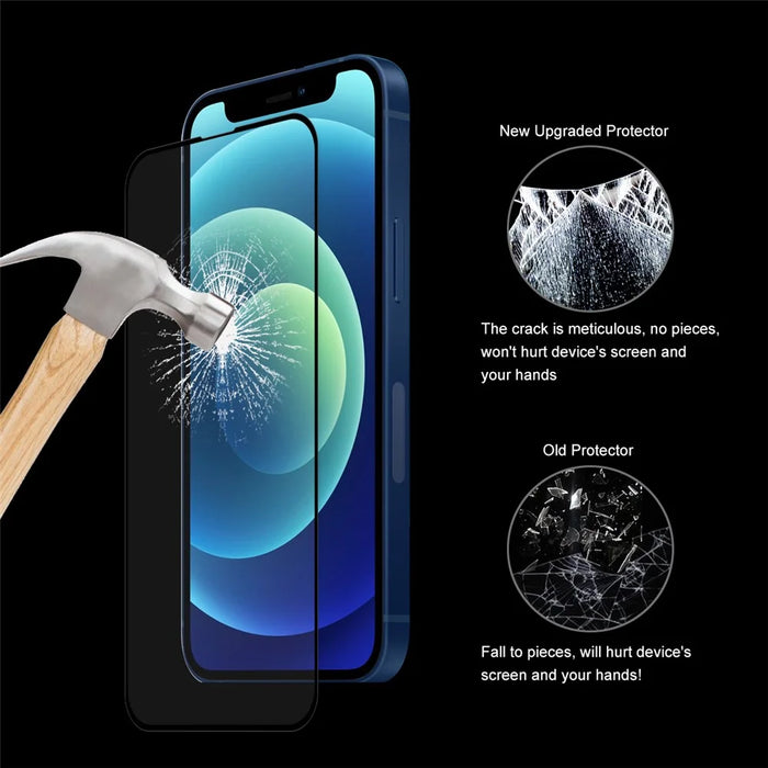 HAT PRINCE 0.26mm 9H 2.5D Complete Covering Full Glue Tempered Glass Screen Protector for iPhone 13 / 13 Pro / 14 - 7
