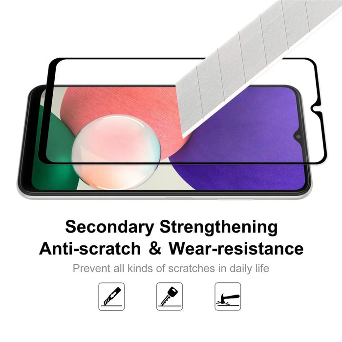 HAT PRINCE 0.26mm 9H 2.5D Full Glue HD Full Coverage Tempered Glass Screen Protector Film for Samsung Galaxy A22 5G (EU Version) - 5
