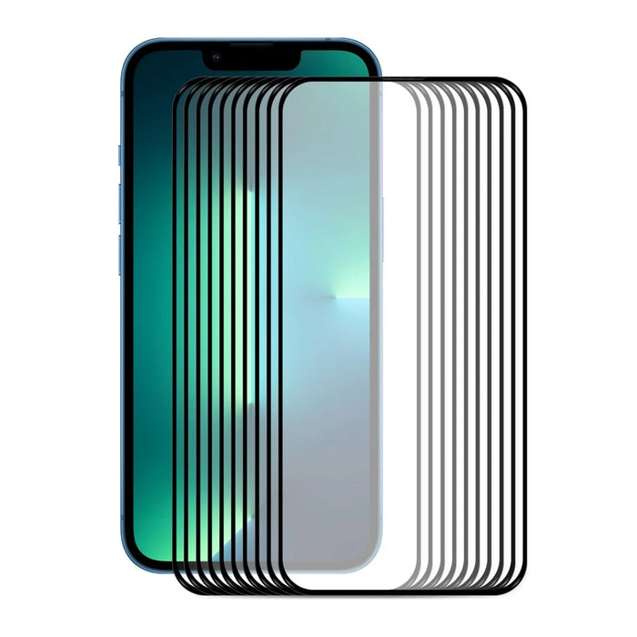 10Pcs / Set ENKAY HAT PRINCE 0.26mm 2.5D 9H Tempered Glass Full Glue Full Screen Protector for iPhone 13 / 13 Pro / 14 - 1