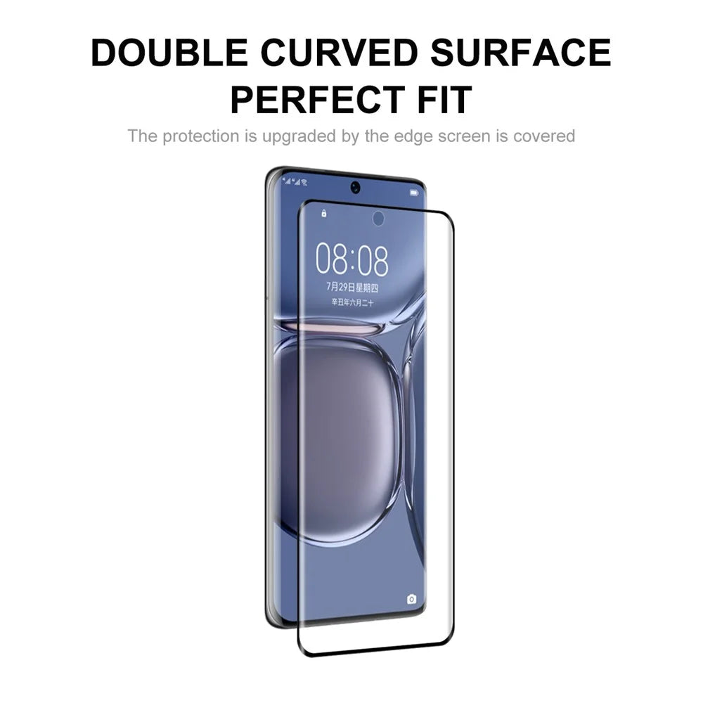 ENKAY HAT PRINCE 0.26mm 9H 3D Curved Full Screen Guard Tempered Glass Protector for Huawei P50 Pro - 2