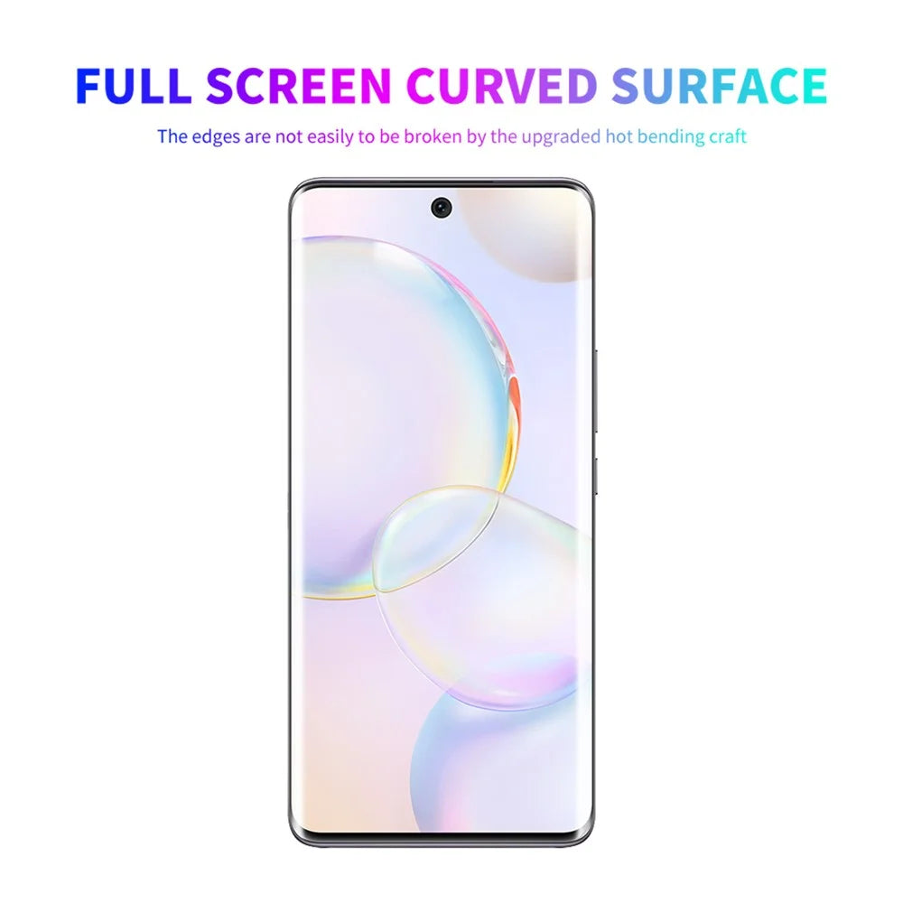 ENKAY HAT PRINCE for Honor 50 / Huawei nova 9, Full Coverage 3D Curved Screen Protector Hot Bending Anti-Scratch High Definition Clear PET Film (Support Fingerprint Unlocking) - 2