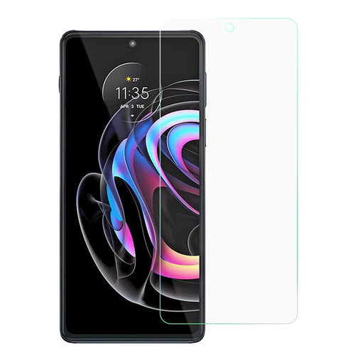 For Motorola Edge 20 Pro Hard Tough Ultra Thin Tempered Glass Screen Protector 0.3mm Arc Edges Clear Anti-Scratch Film - 1