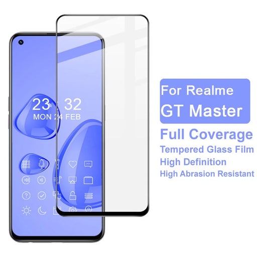 IMAK Pro+ for Realme GT Master Scratch Resistant 9H Hardness Film Full Cover Full Glue Adhesive HD Tempered Glass Protector - 2