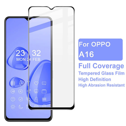 IMAK Pro+ Series Anti-scratch Full Size Tempered Glass Screen Protector for 	Oppo A16/A16s/A54s - 2