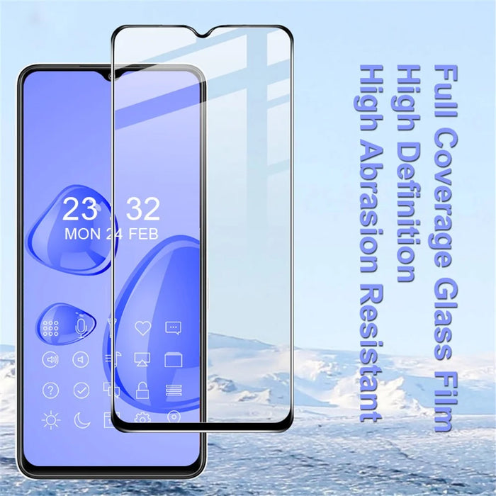 IMAK Pro+ Series Anti-scratch Full Size Tempered Glass Screen Protector for 	Oppo A16/A16s/A54s - 4
