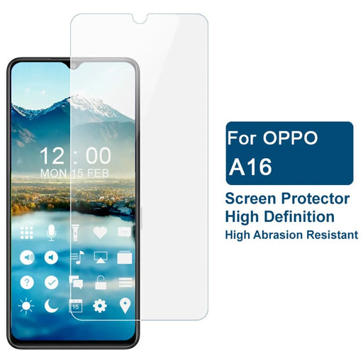 IMAK ARM Series for Oppo A16 / A16s / A54s Screen Protector HD Clear Bubble Free Flexible TPU Film (Not Complete Covering) - 2