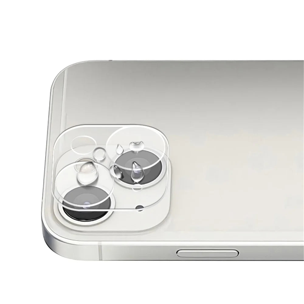 MOCOLO for iPhone 13 / 13 mini Back Camera Lens Protector Silk Printing 9H Hardness Scratch-Resistant Tempered Glass Lens Film - Transparent - 3