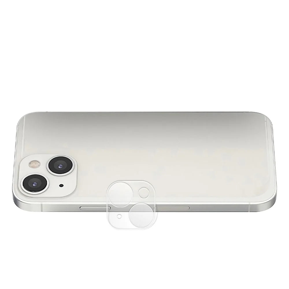 MOCOLO for iPhone 13 mini 5.4 inch Camera Lens Protector 9H Hardness Precise Cutout Tempered Glass Silk Printing Lens Film - Transparent - 5