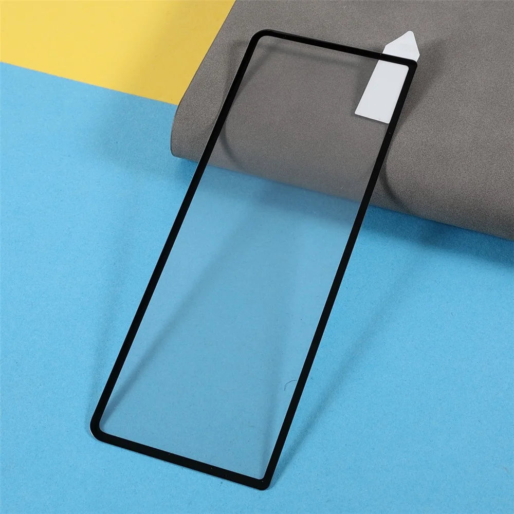RURIHAI for Samsung Galaxy Z Fold3 5G Screen Protector 3D Curved Hot Bending Side Glue 0.3mm HD Clear Tempered Glass Film - 6