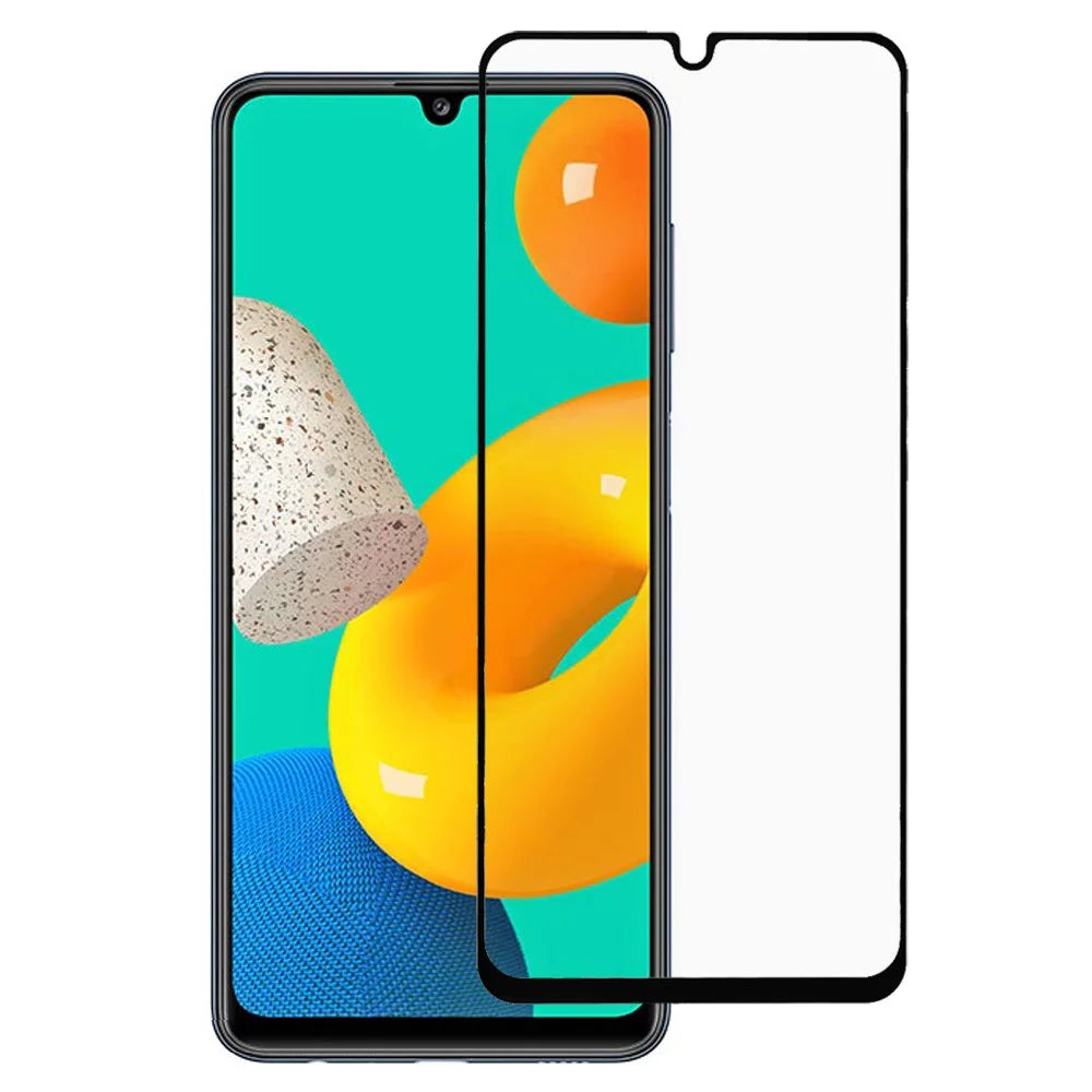 RURIHAI for Samsung Galaxy M32 (Global Version) / M32 (India Version) / M22 Screen Protector Full Glue 0.26mm 9H Hardness 2.5D Solid Defense Tempered Glass Film - 1