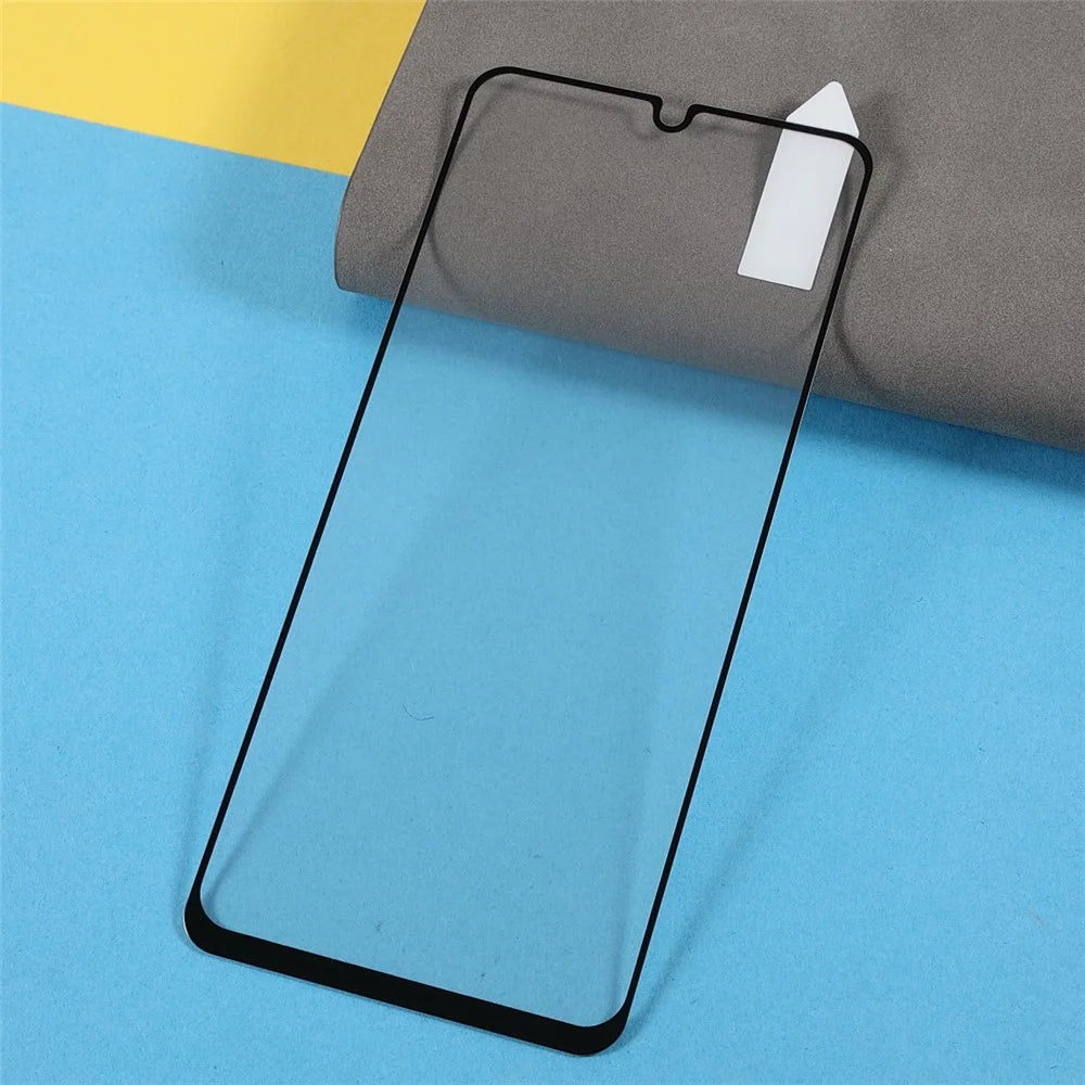 RURIHAI for Samsung Galaxy M32 (Global Version) / M32 (India Version) / M22 Screen Protector Full Glue 0.26mm 9H Hardness 2.5D Solid Defense Tempered Glass Film - 3